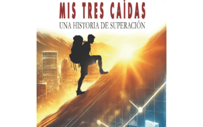 Descubre la nueva portada de «Mis tres caídas: Una historia de superación»